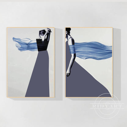 Abstract Girl wall art_10