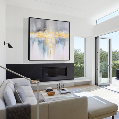 Abstract Lake Painting