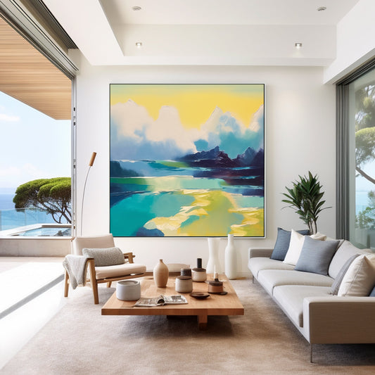 Abstract Landscape painting