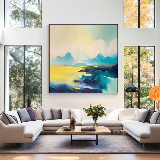 Abstract Landscape painting