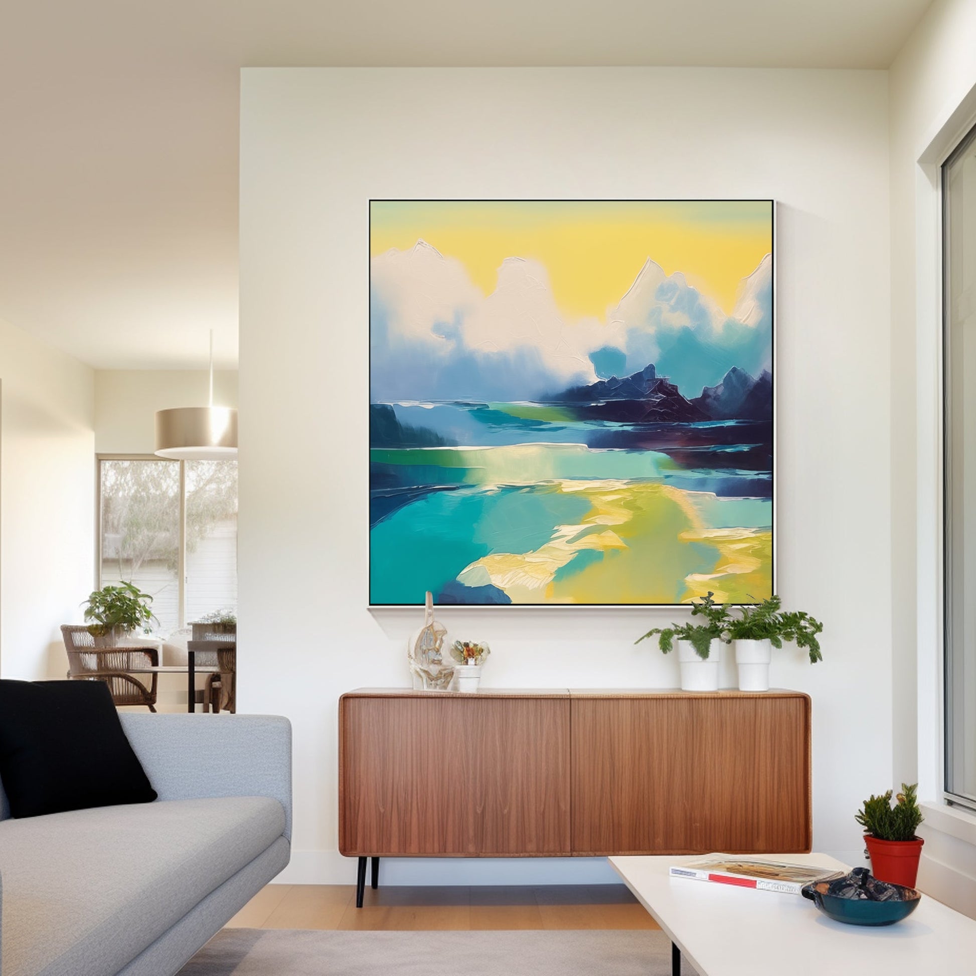 Abstract Landscape painting
