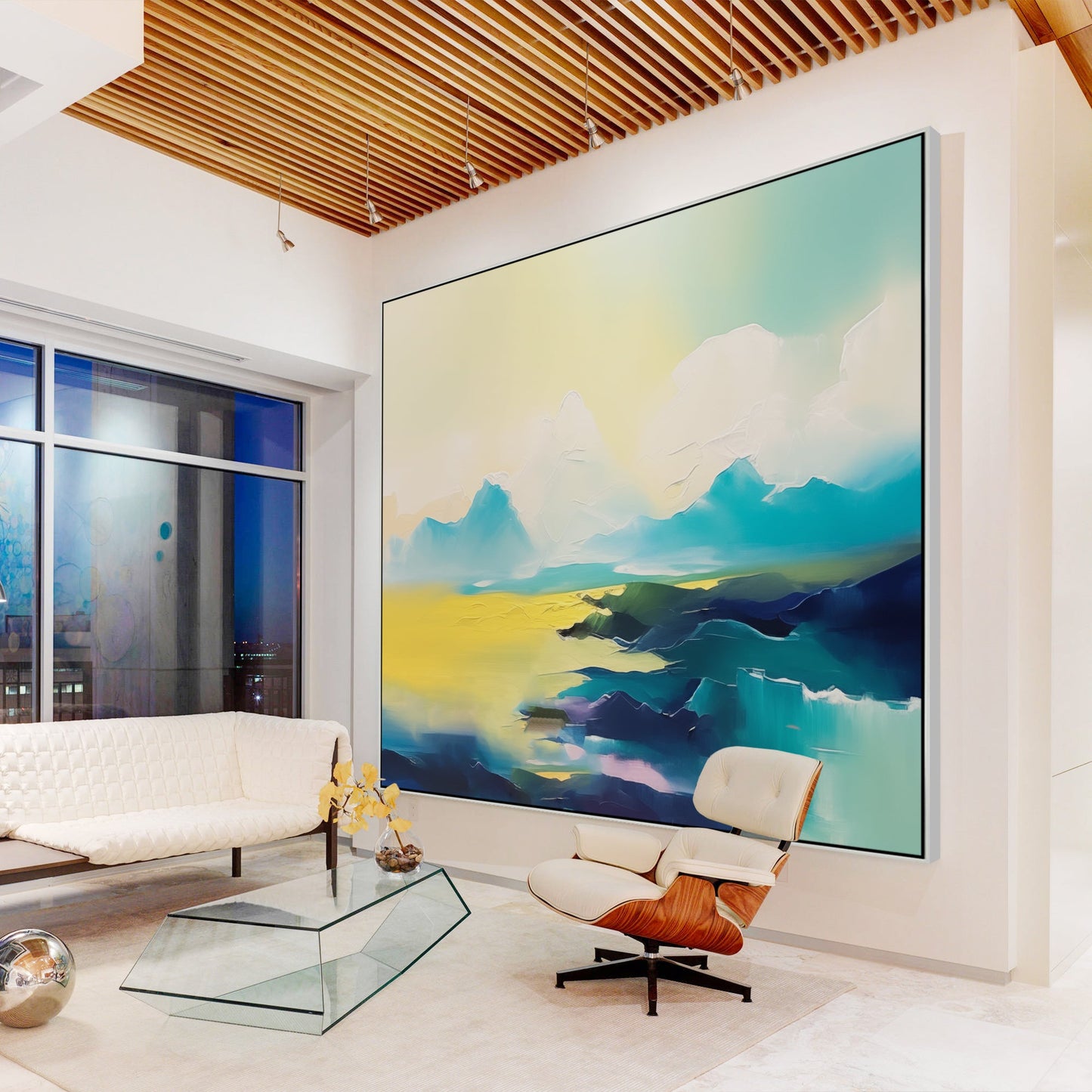 Abstract Landscape painting
