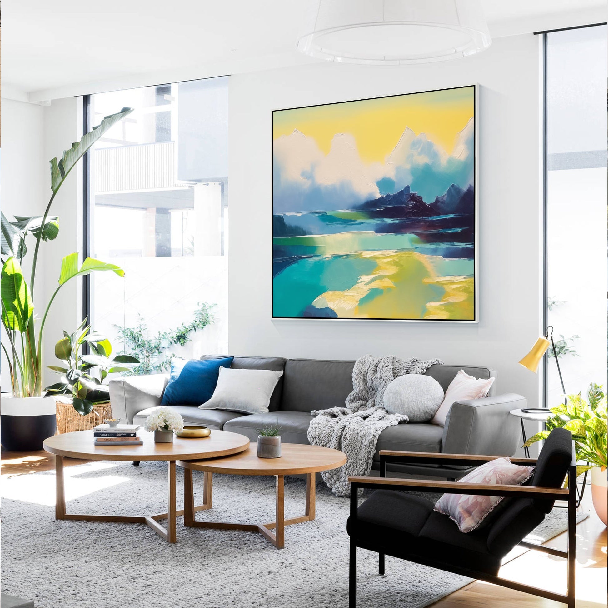Abstract Landscape painting