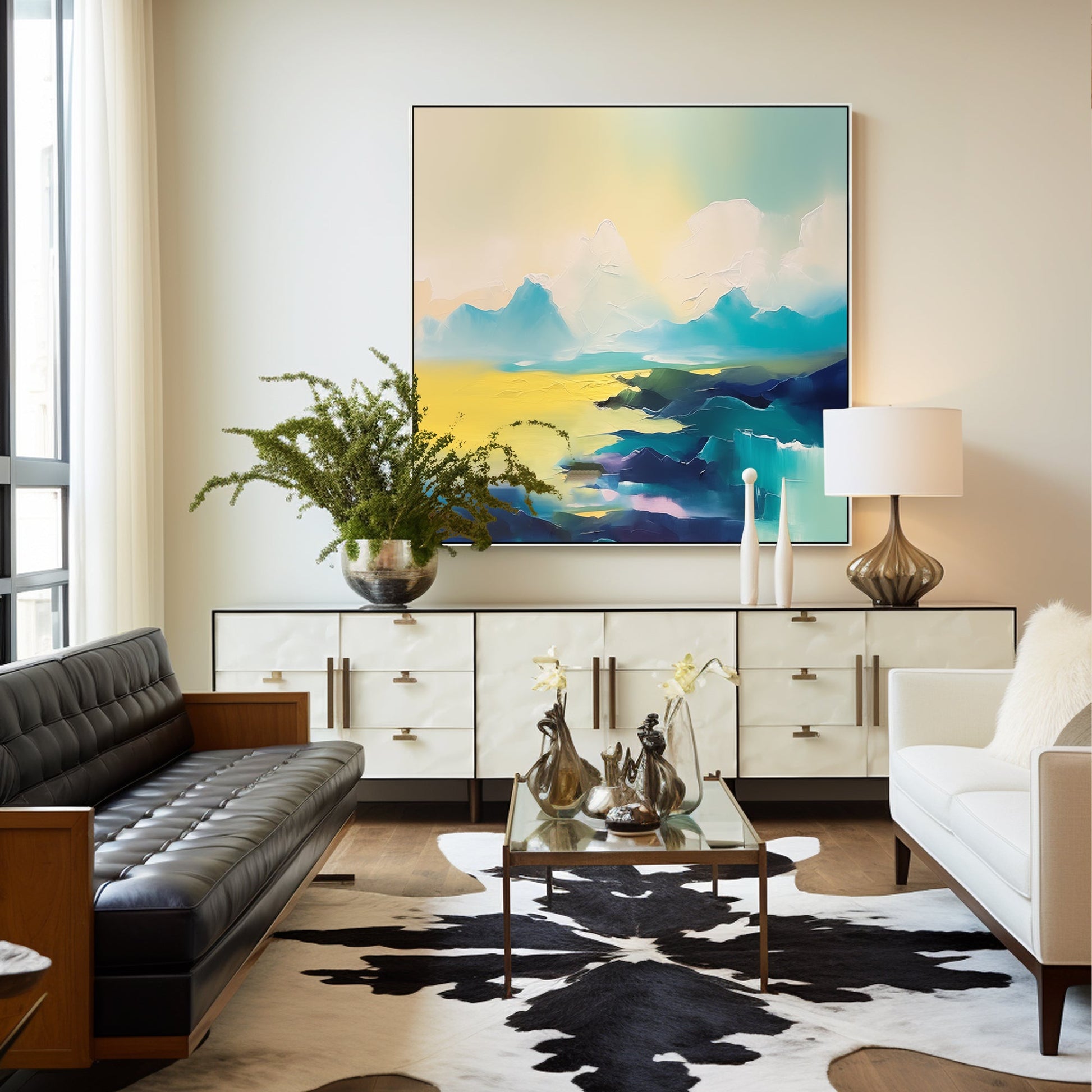 Abstract Landscape painting