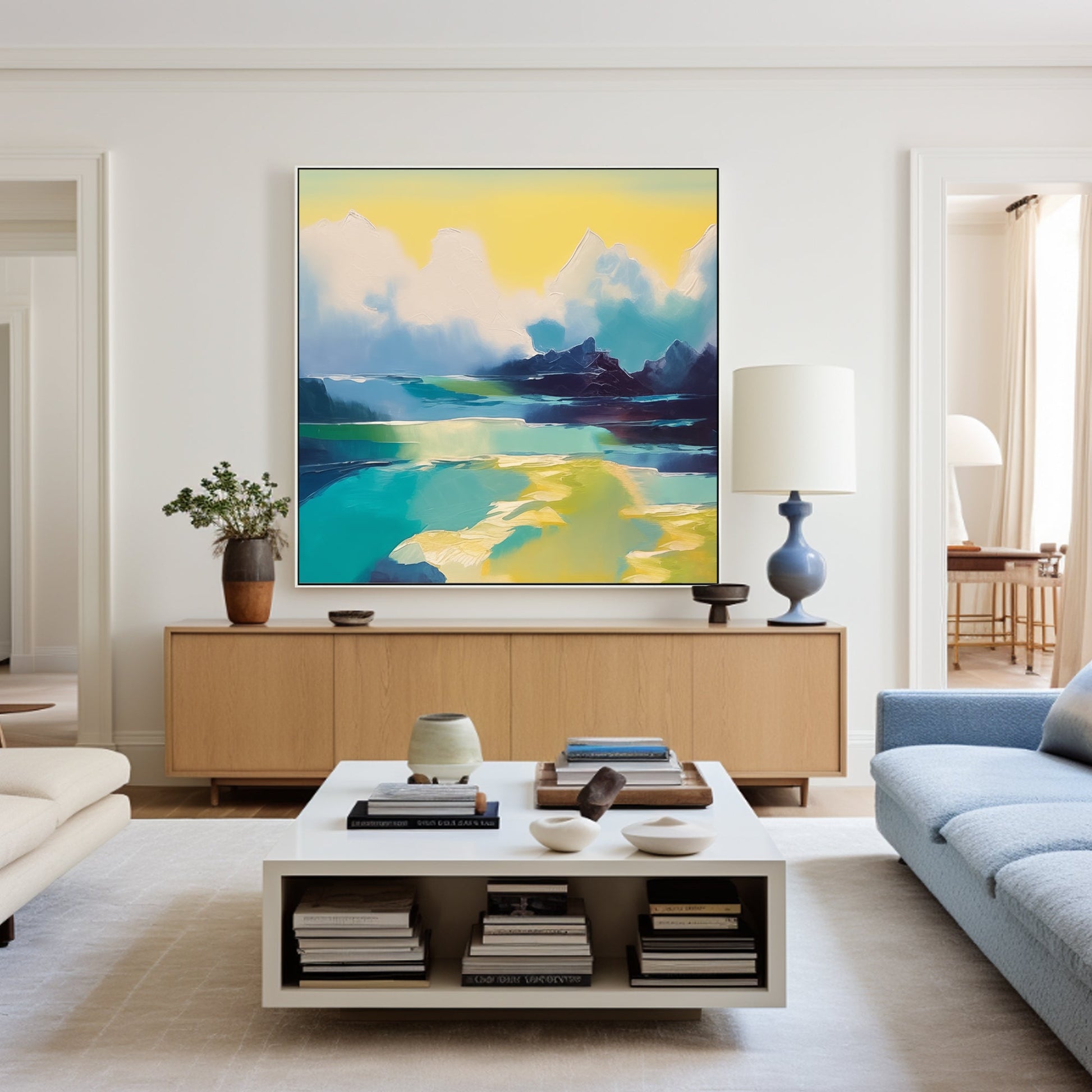 Abstract Landscape painting