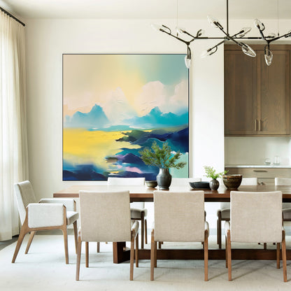 Abstract Landscape painting