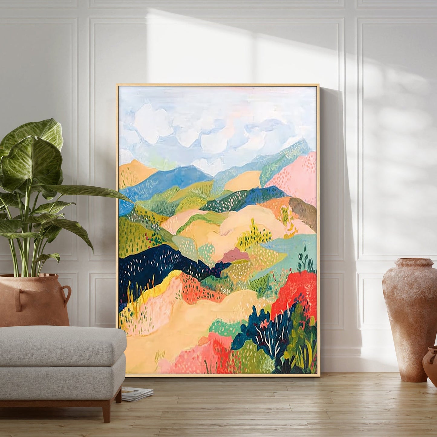 Abstract Mountain Painting_Baus0926