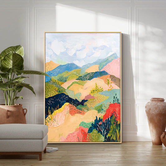 Abstract Mountain Painting_Baus0926