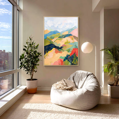 Abstract Mountain Painting_Baus0926