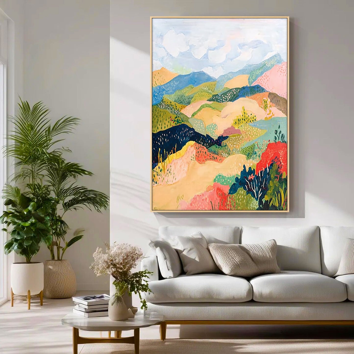 Abstract Mountain Painting_Baus0926