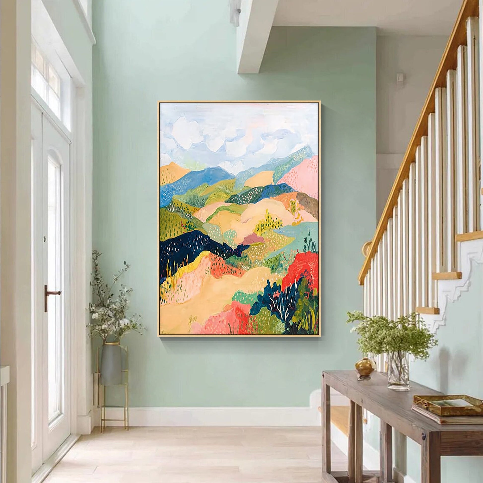 Abstract Mountain Painting_Baus0926