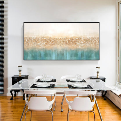 Abstract Teal Art