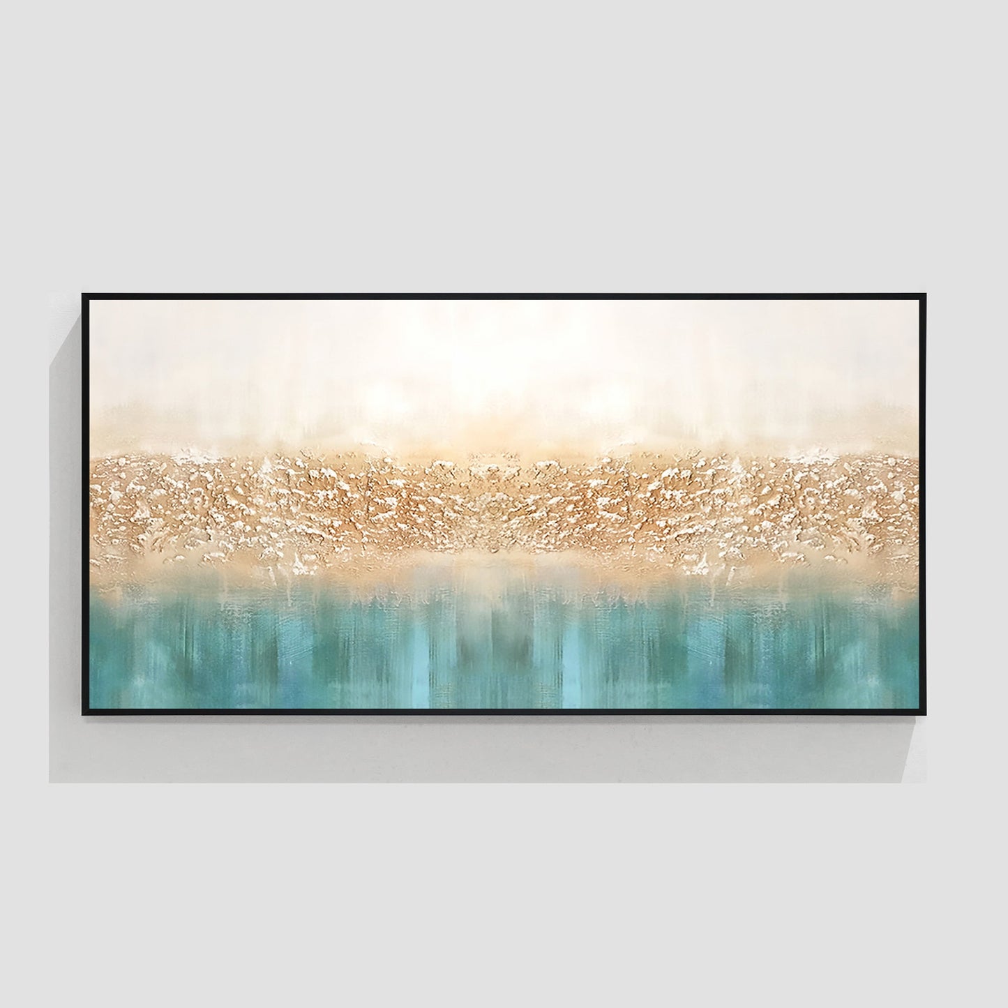 Abstract Teal Art