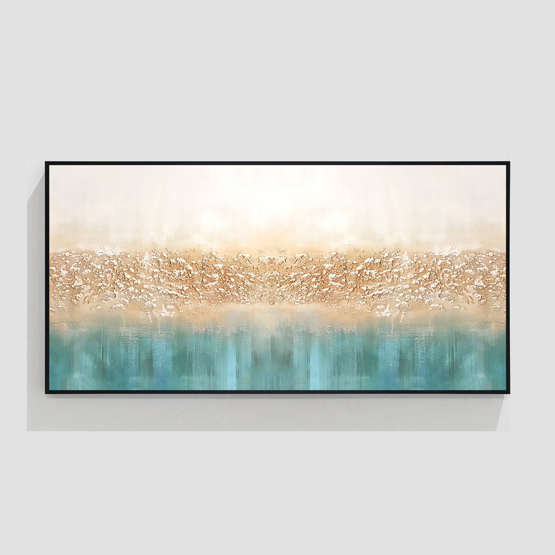 Abstract Teal Art