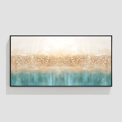 Abstract Teal Art