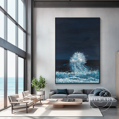 Abstract Textured surfing art