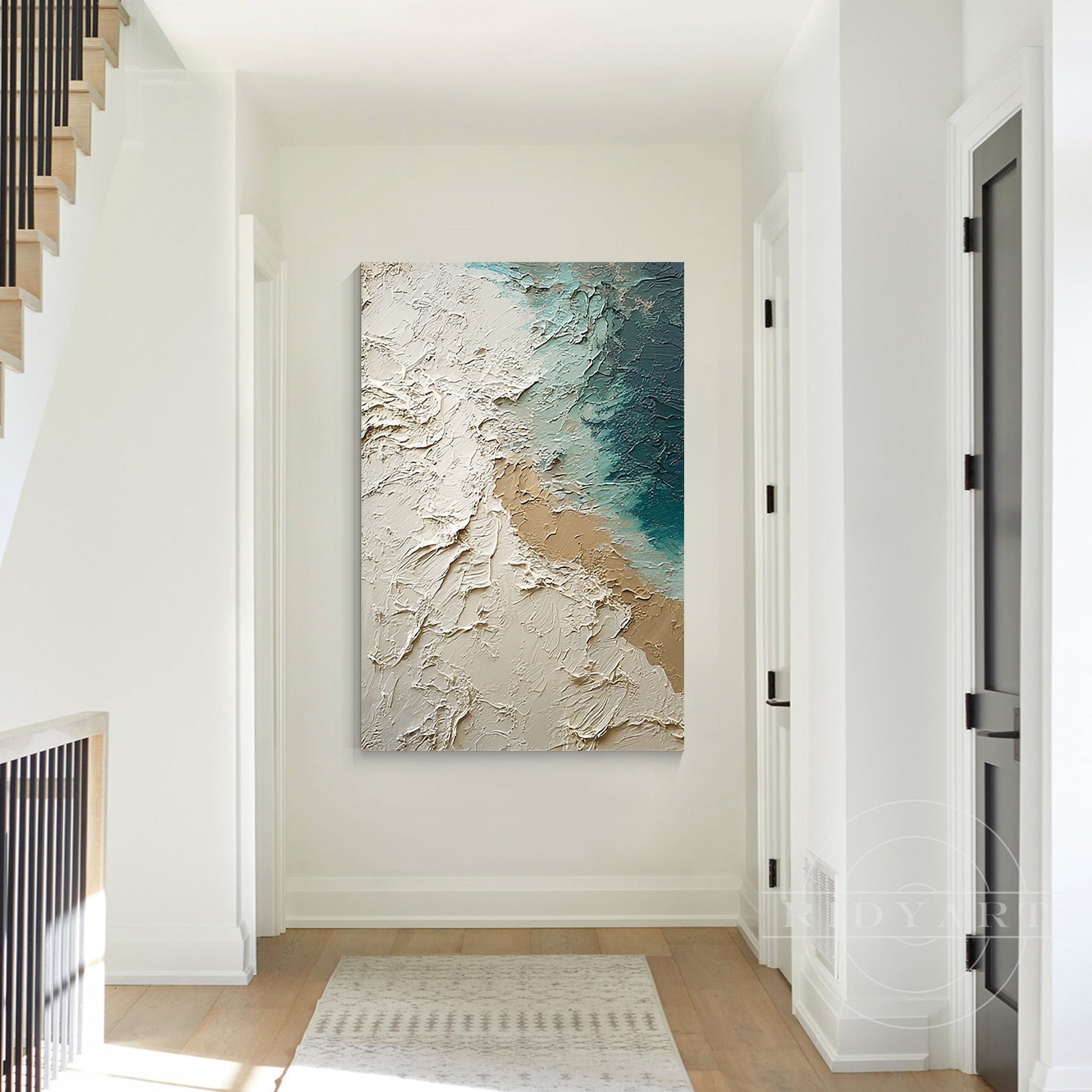 Abstract ocean wall art_7art825