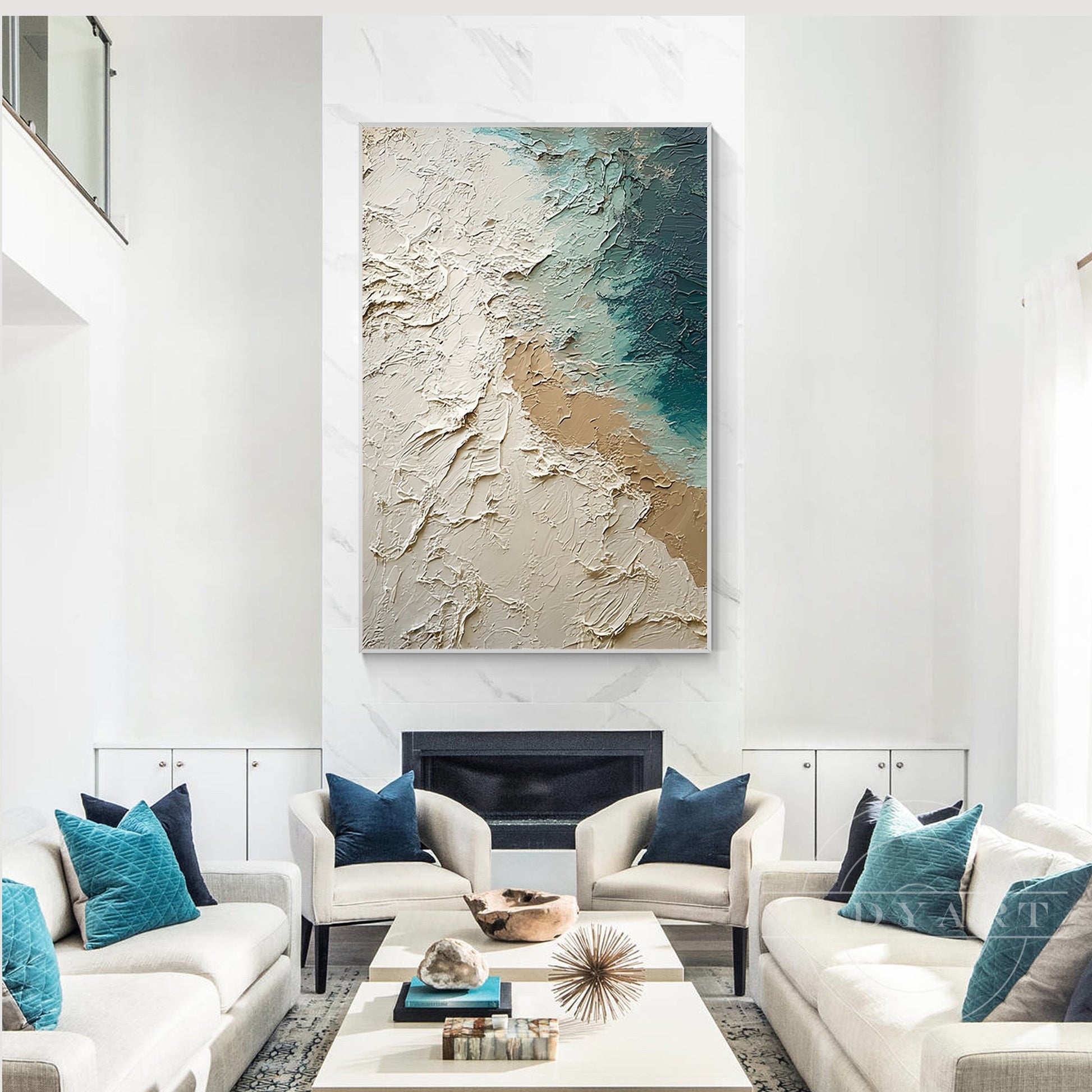 Abstract ocean wall art_7art825
