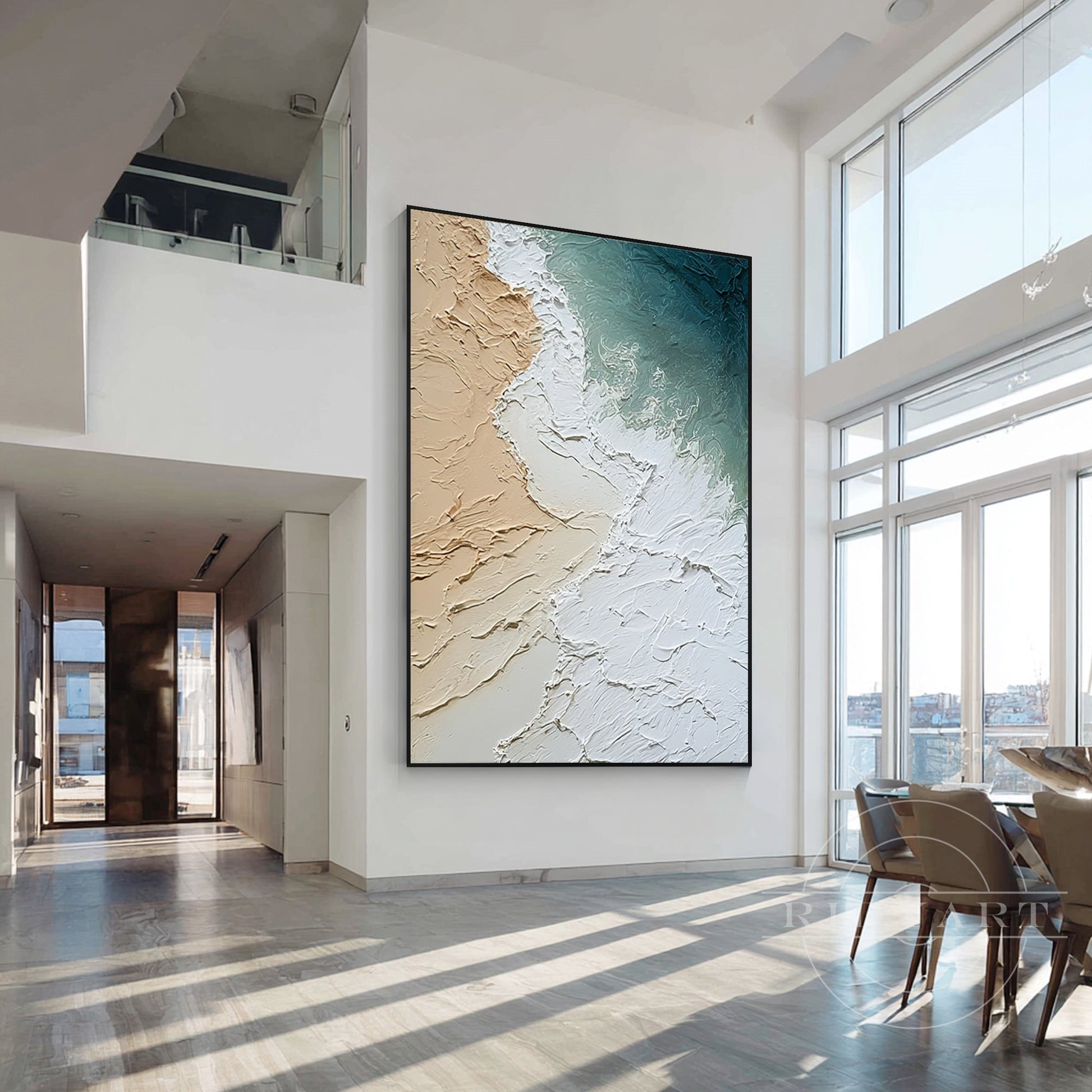 Abstract ocean wall art_7art826