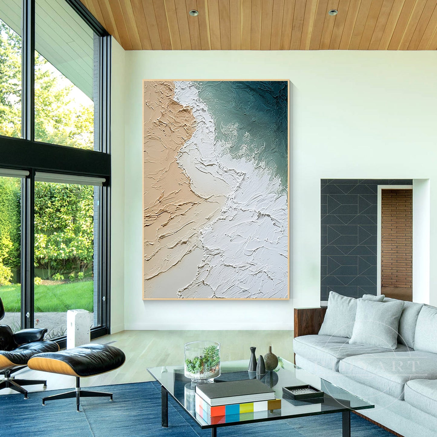 Abstract ocean wall art_7art826