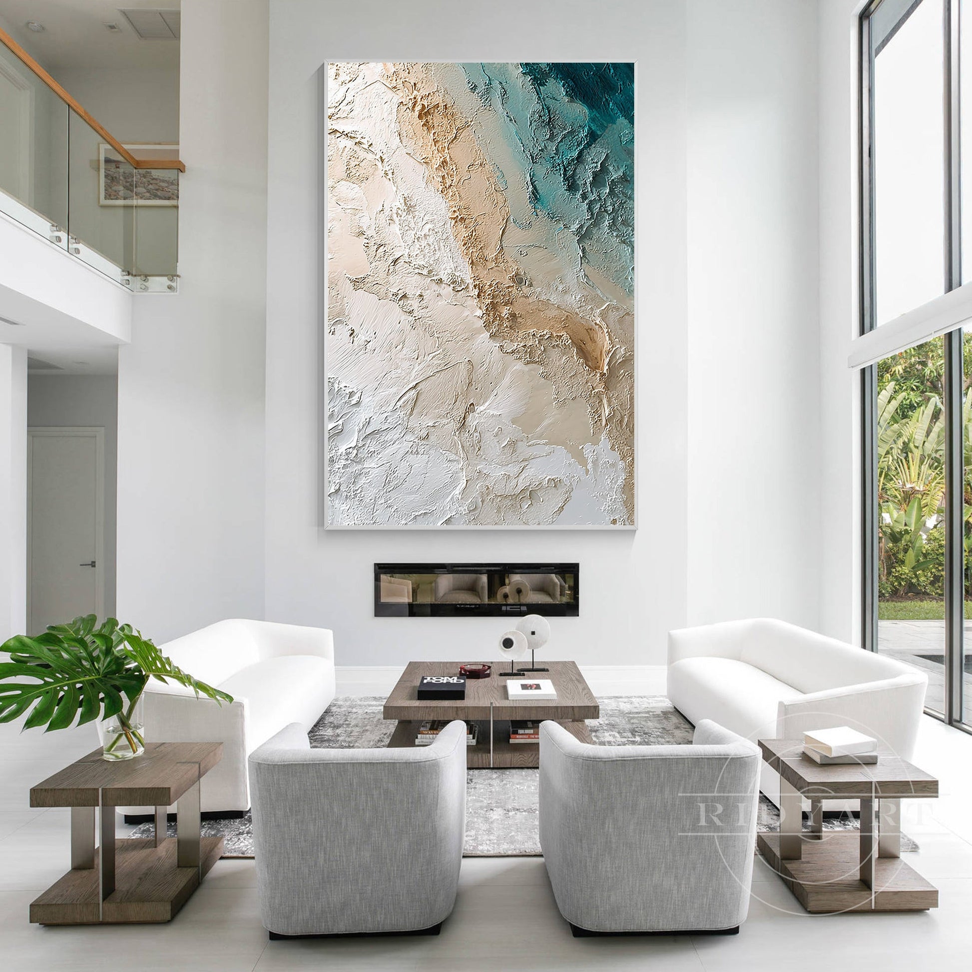 Abstract ocean wall art_7art827