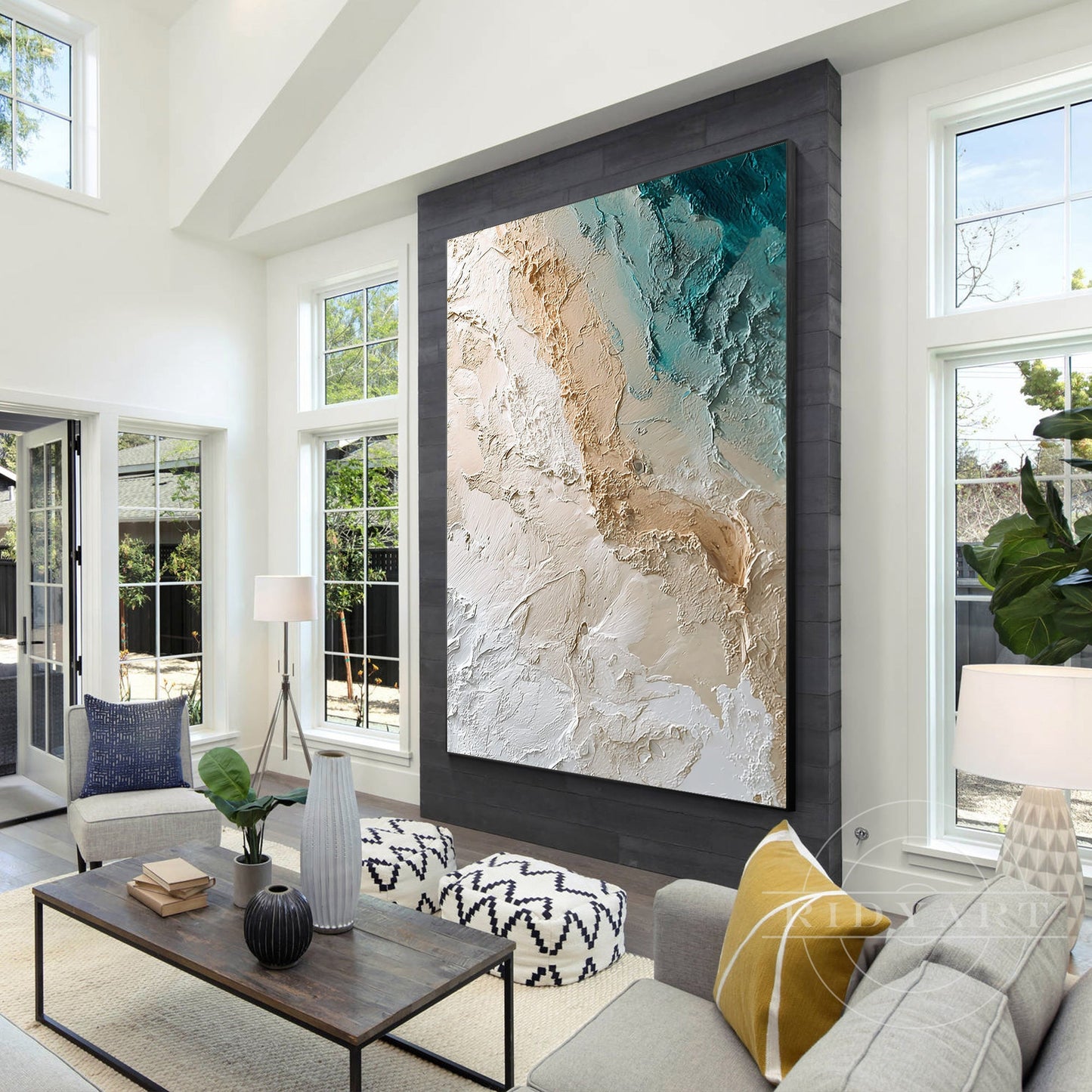 Abstract ocean wall art_7art827