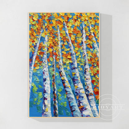 Birch wall art_0172