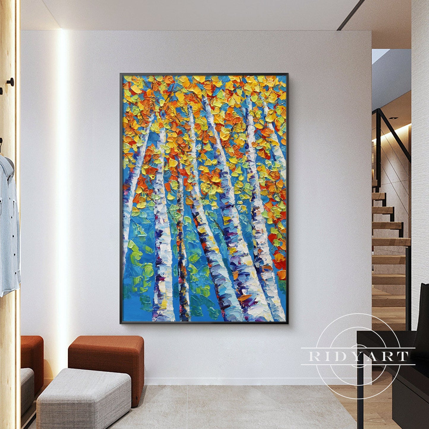 Birch wall art_0172