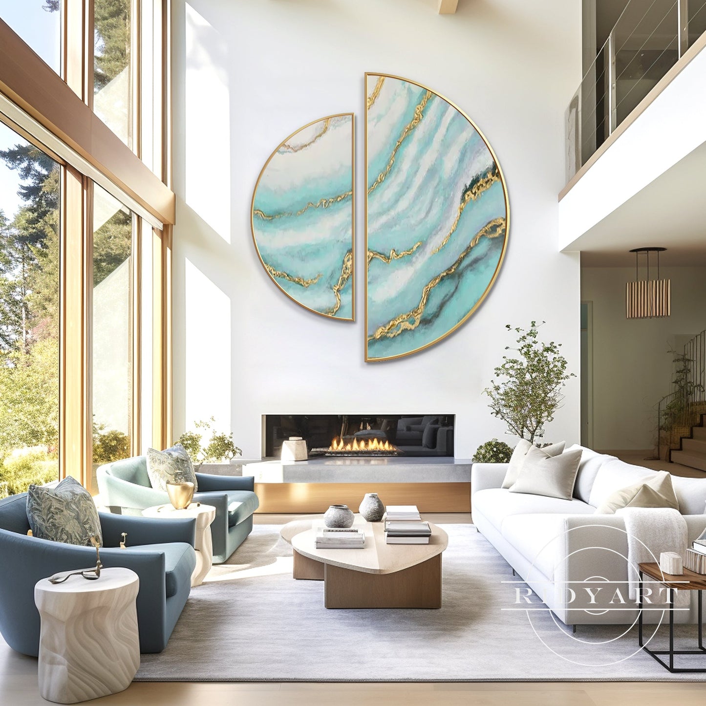 Abstrac wall Art_7art731