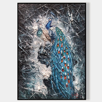 Peacock wall art_02