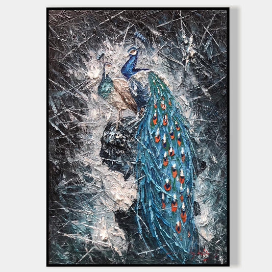 Peacock wall art_02