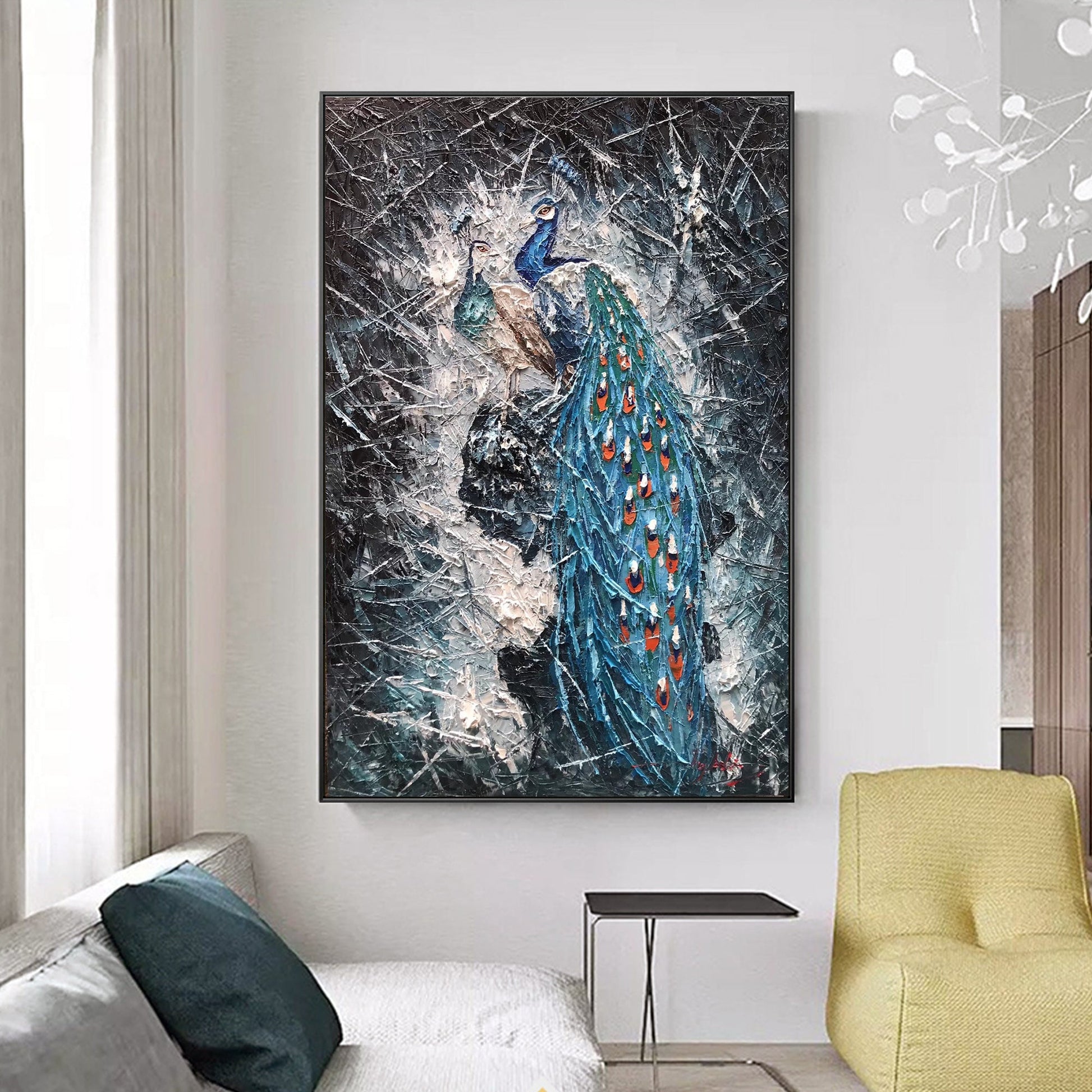 Peacock wall art_02