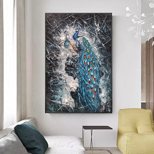 Peacock wall art_02