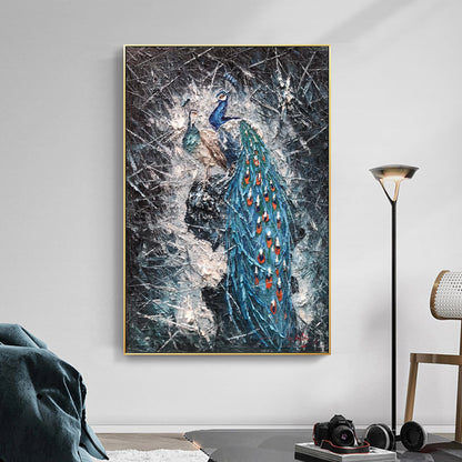 Peacock wall art_02