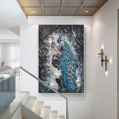 Peacock wall art_02