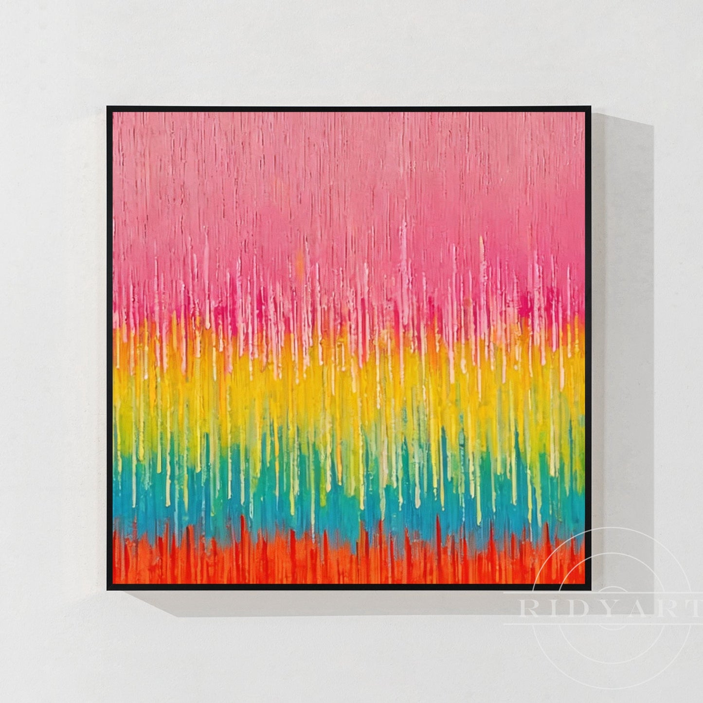 Pink Abstract wall art BA0953