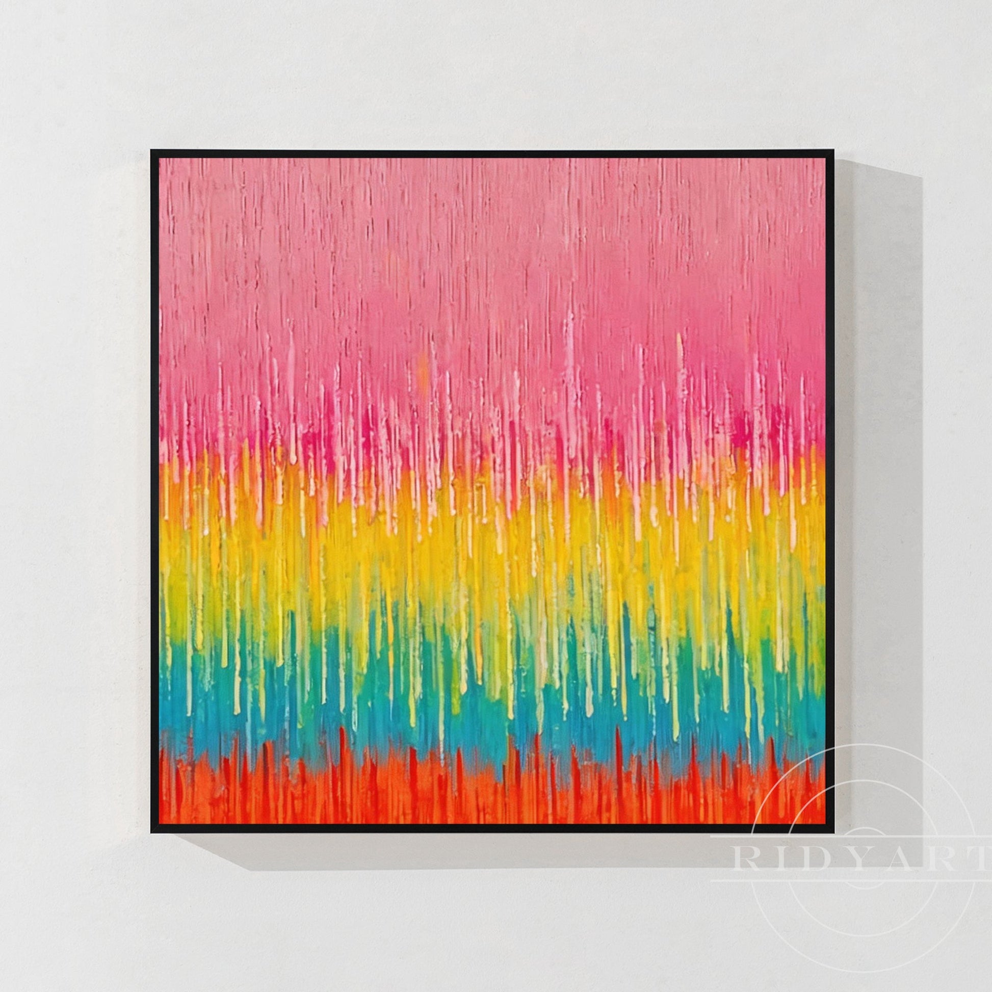 Pink Abstract wall art BA0953