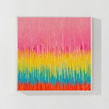 Pink Abstract wall art BA0953