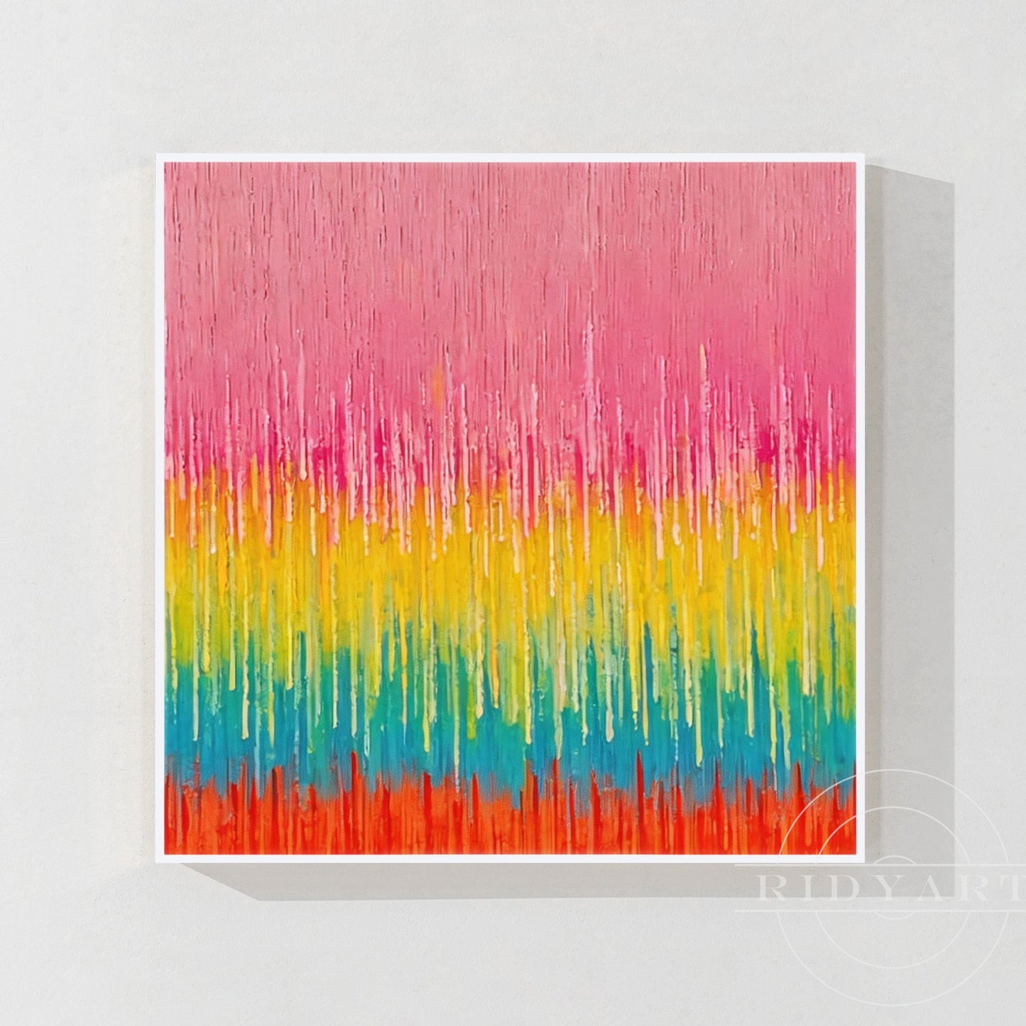 Pink Abstract wall art BA0953