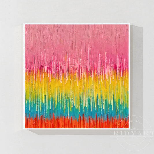 Pink Abstract wall art BA0953