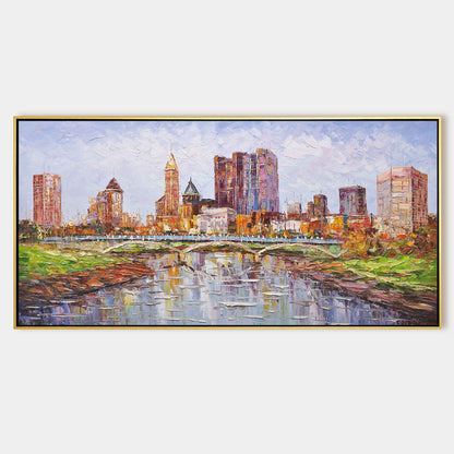 Columbus Skyline  oil paintings
