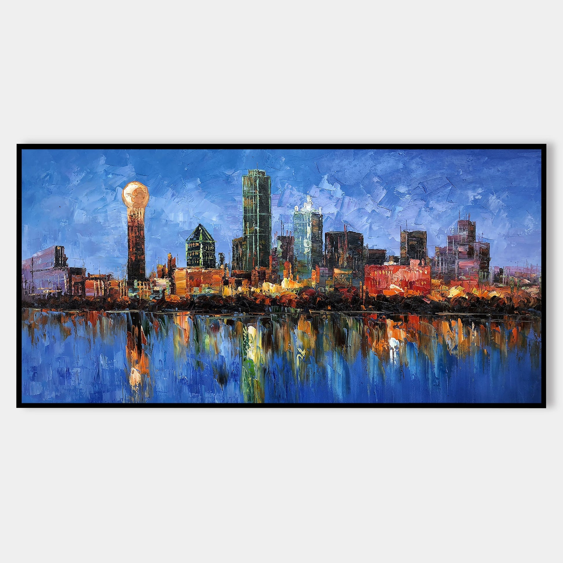 Dallas Cityscape Painting