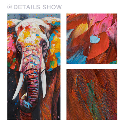 Colorful Elephant Painting