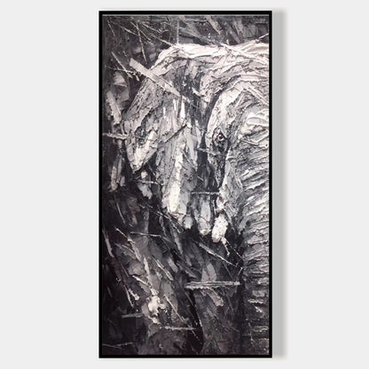 Elephant Modern abstract animal painting