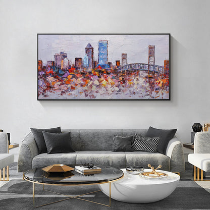 Florida Skyline  oil painting