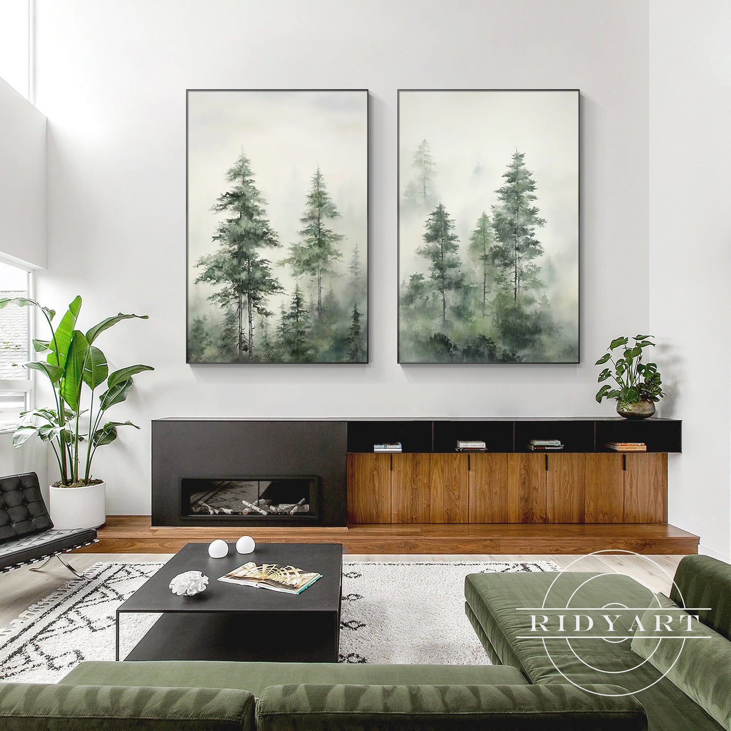 Foggy Tree wall art_041