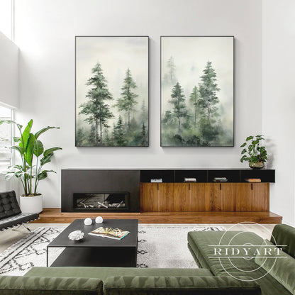 Foggy Tree wall art_041