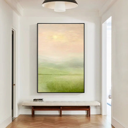 Fogy Morning Landscape painting