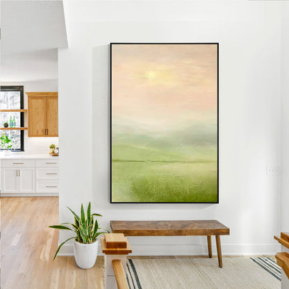 Fogy Morning Landscape painting