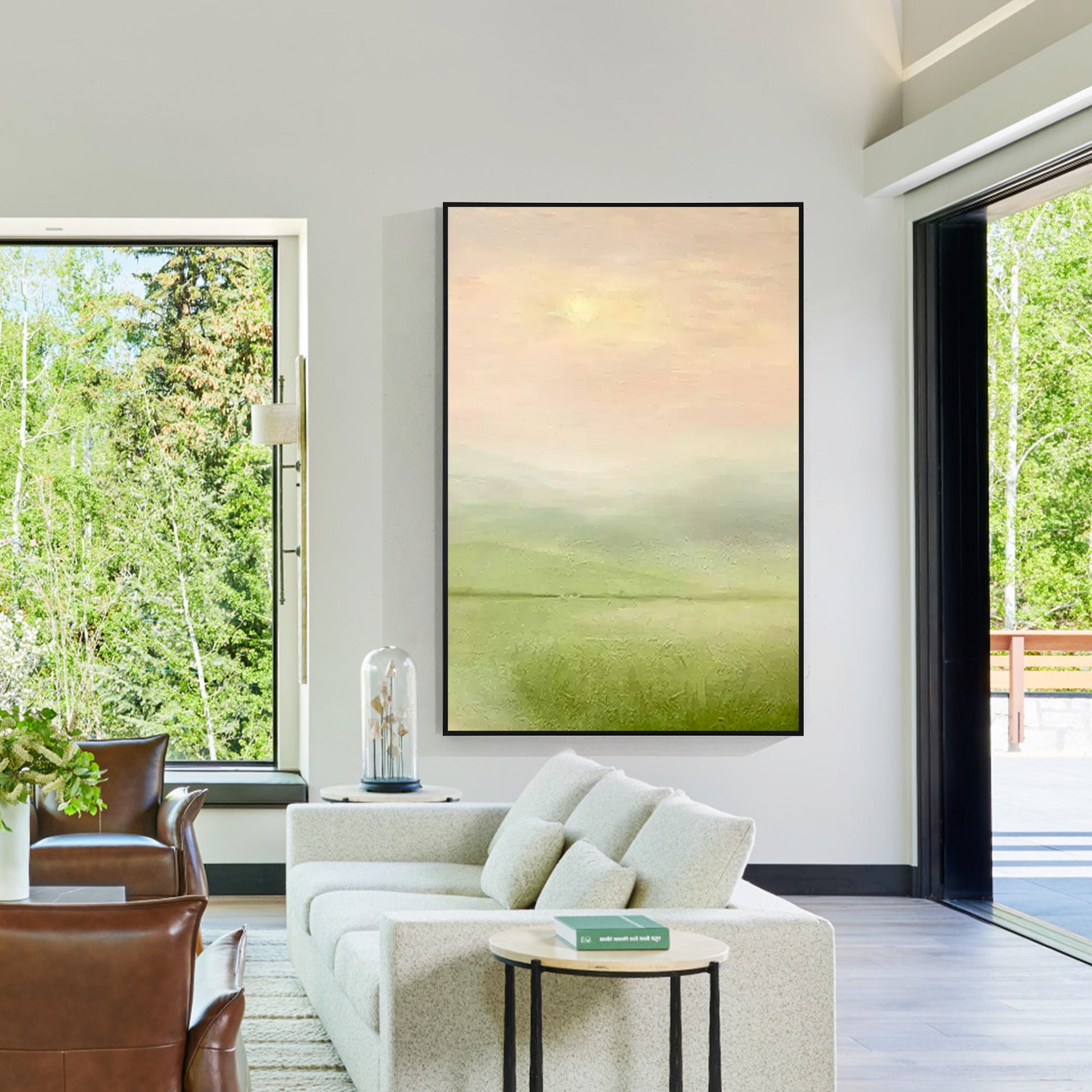 Fogy Morning Landscape painting